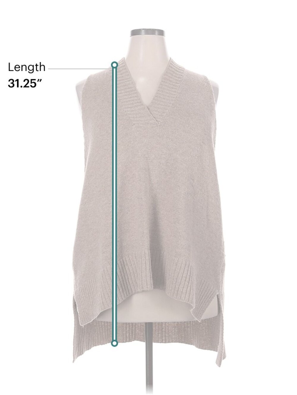 STORETS vest natural material - Picture 3 of 4